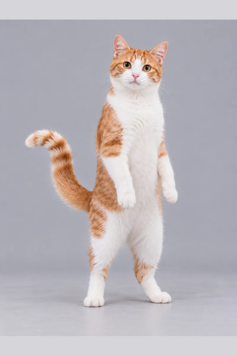 Cat reference for the left performer
